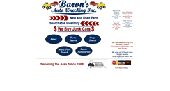 Desktop Screenshot of baronsautowrecking.com